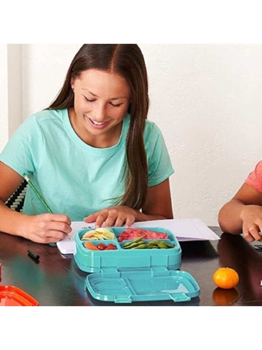 Bentgo 4 Compartment Lunch Box Portion Controlled Meals for Teens Adults Kids - Picture 4 of 15